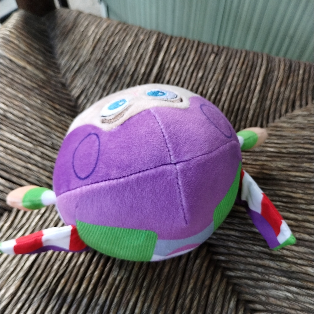 Γ·Cuddle Pal Toy Story Round Huggable Buzz Lightyear 6" Plush Baby Rattle Lovey - Picture 6 of 15